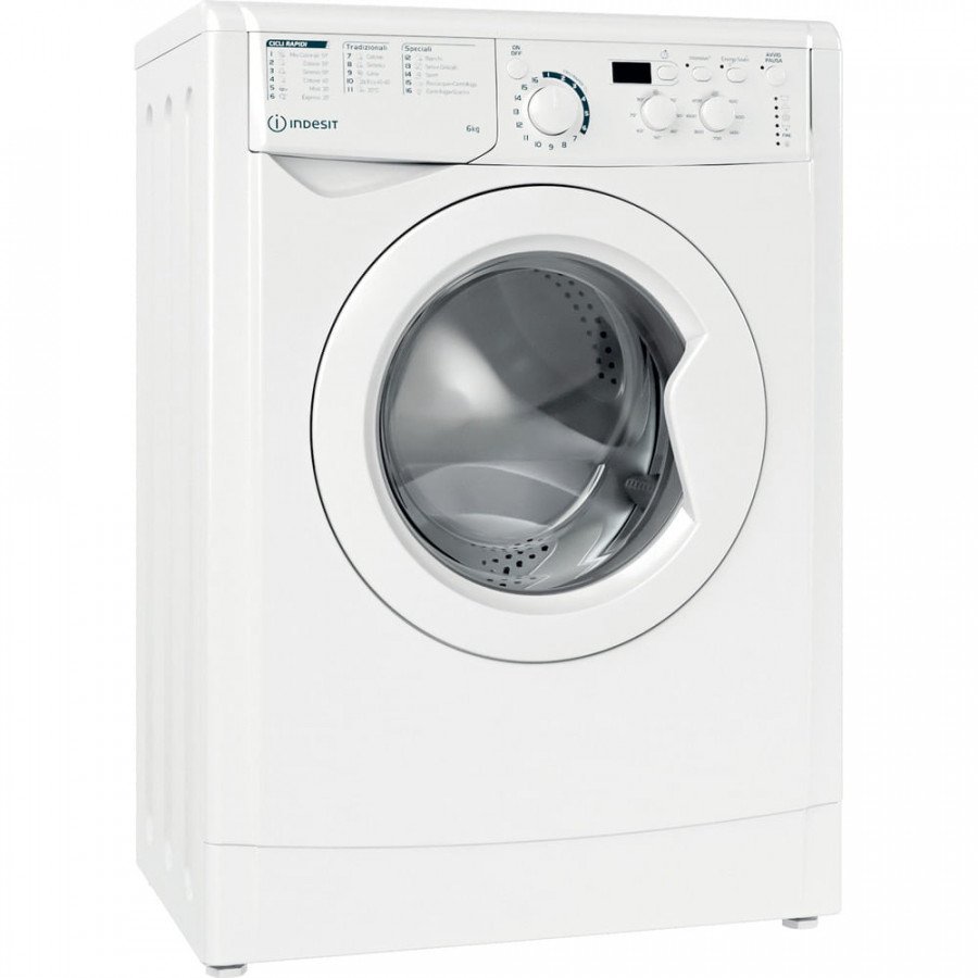 Indesit Lavatrice Slim 6kg 1200giri Bianco Oblò Nero Modello IM642BMYTI