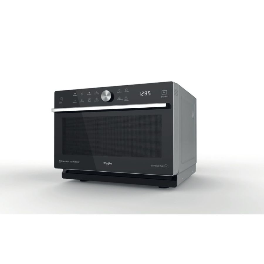 Whirlpool Microonde Combinato 33L 900W OMR58HR0X Nero Argento
