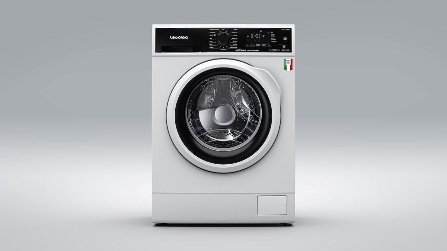 San Giorgio Lavatrice Carica Frontale 10Kg Classe A Bianco/Nero 1200RPM