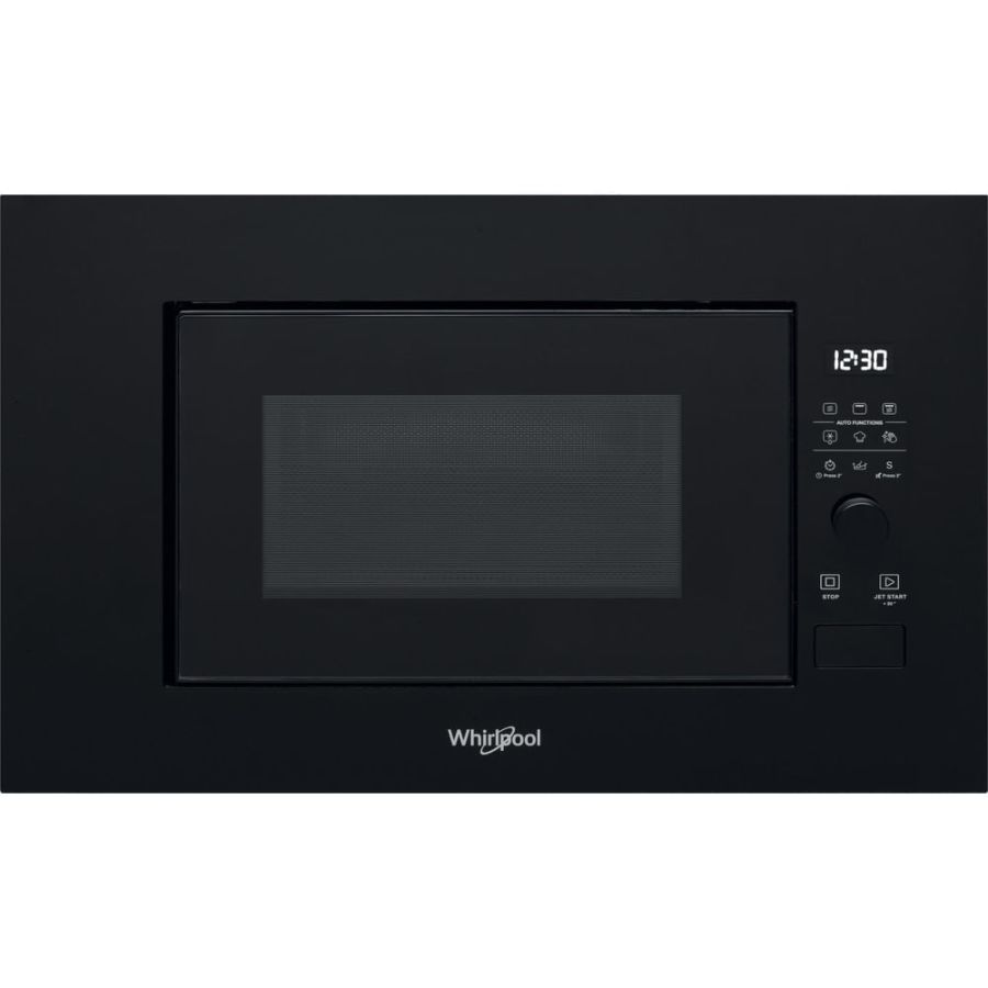 Whirlpool Microonde Incasso 20L 800W WMD54MB Nero 6 SENSO Grill