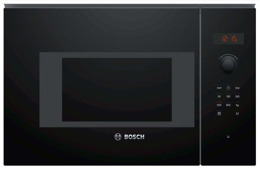 Bosch Microonde Incasso 800W Serie 6 20L Nero Acciaio Inox AutoPilot 7