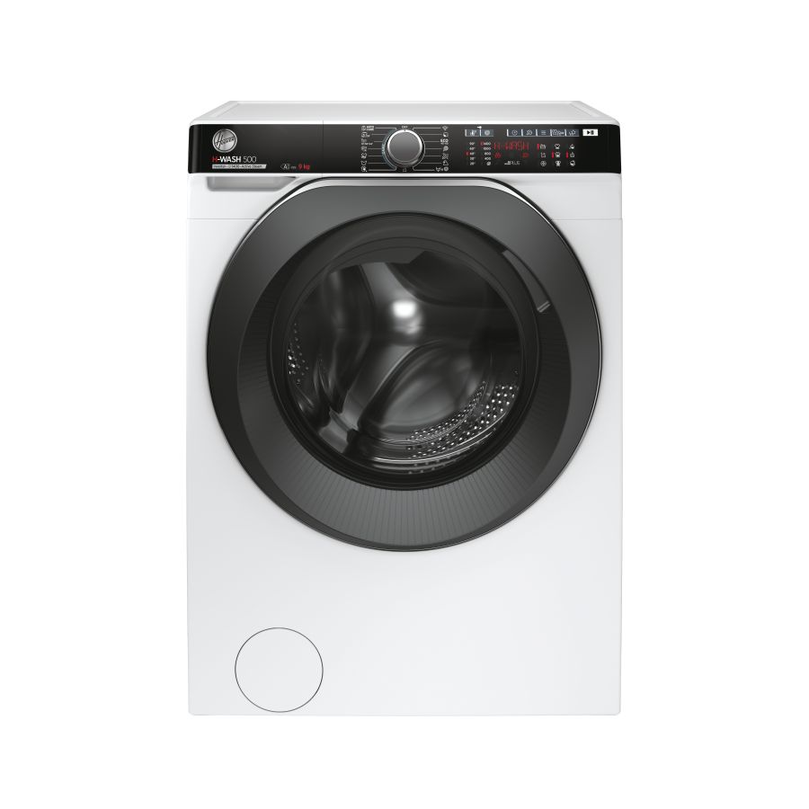 Hoover Lavatrice Caricamento Frontale 9kg Inverter H3DPS 4646TAB6-S Bianco Nero Wi-Fi