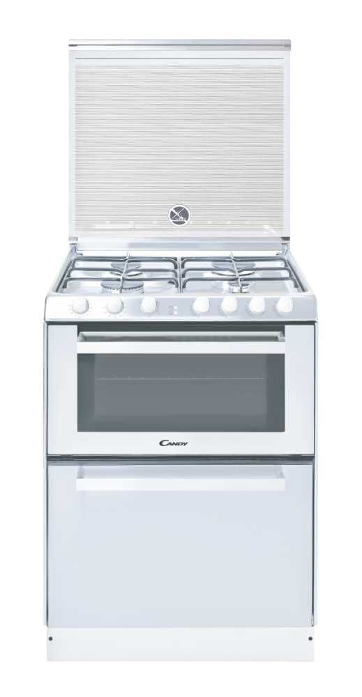Candy Elettrodomestico Combinato Forno Elettrico 41L Classe A Piano Cottura Gas 4 Fuochi Bianco