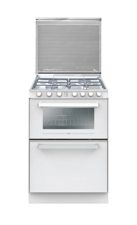 De Longhi Cucina Gas Forno Elettrico 28L 4 Fuochi Integrata Bianco DL 554 GW
