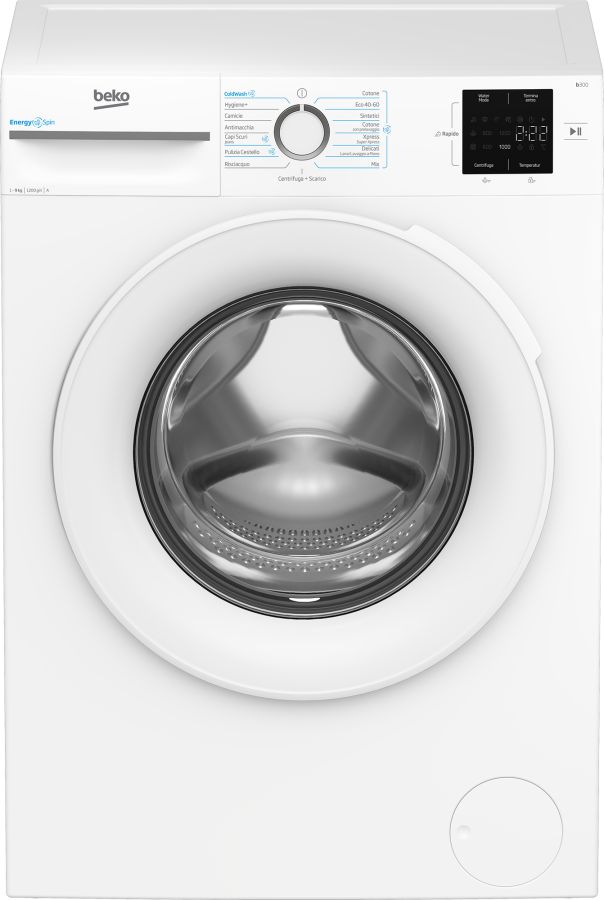 Beko Lavatrice Caricamento Frontale 9kg 1200 Giri/min Tecnologia Inverter Bianco