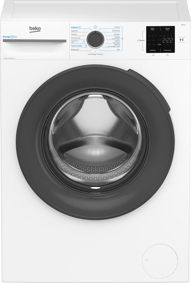 Beko Lavatrice Libera Installazione 9kg 1200 RPM Classe A Bianco Grafite