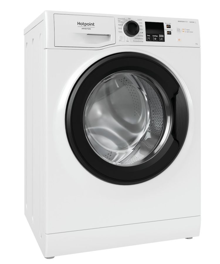 Hotpoint Lavatrice Caricamento Frontale 10kg 1400 Giri Bianco Nero Inverter Display
