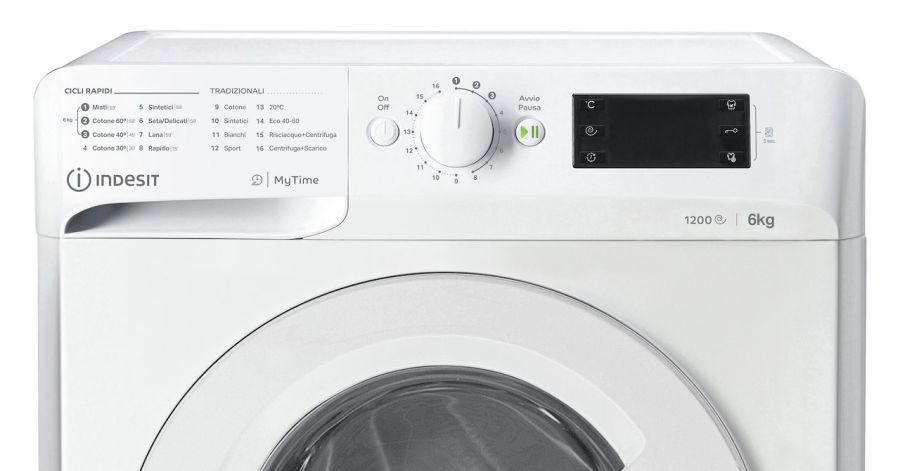 Indesit Lavatrice Caricamento Frontale 7KG 1200 Giri Bianco