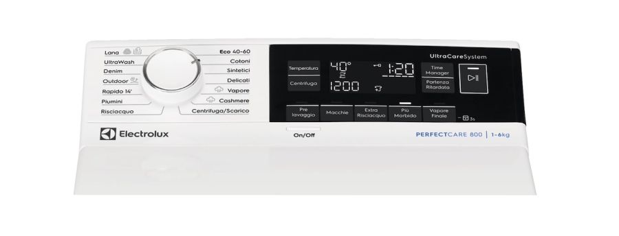 Electrolux Lavatrice Carica dall'Alto 6 Kg EW9F284GREEN Classe A Bianco