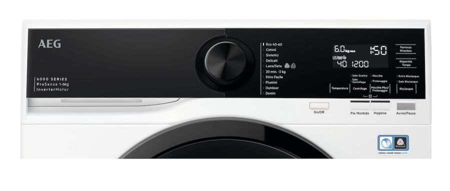 AEG Lavatrice 6Kg Classe B Carica Frontale L6SE62B Bianco