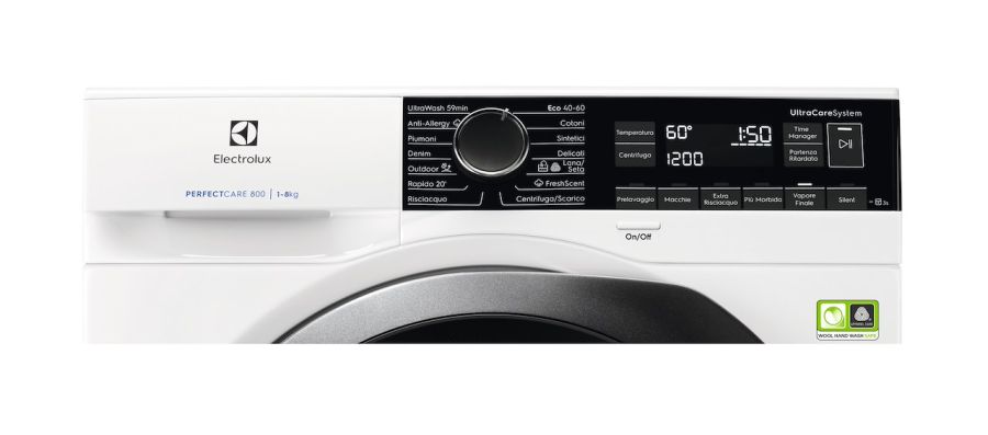 Electrolux Lavatrice Carica Frontale 8kg Classe A EW8T337A Bianco 1400 Giri