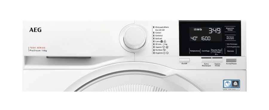 AEG Lavatrice Carica Frontale 10kg 1400 Giri Libera Installazione Bianco Classe A