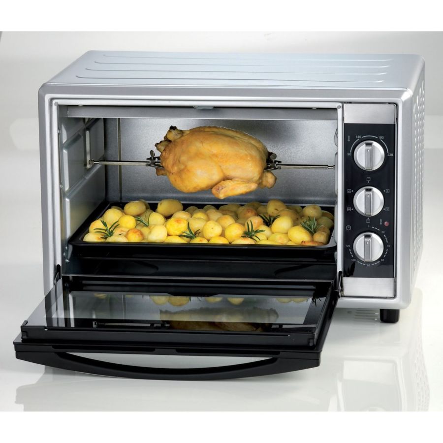Ariete Forno Elettrico 56L Grill Convezione Nero Argento 2200W