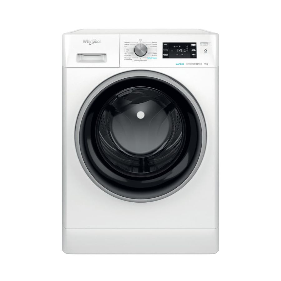 Whirlpool Lavatrice Caricamento Frontale 9kg 1400 Giri Bianco Inox