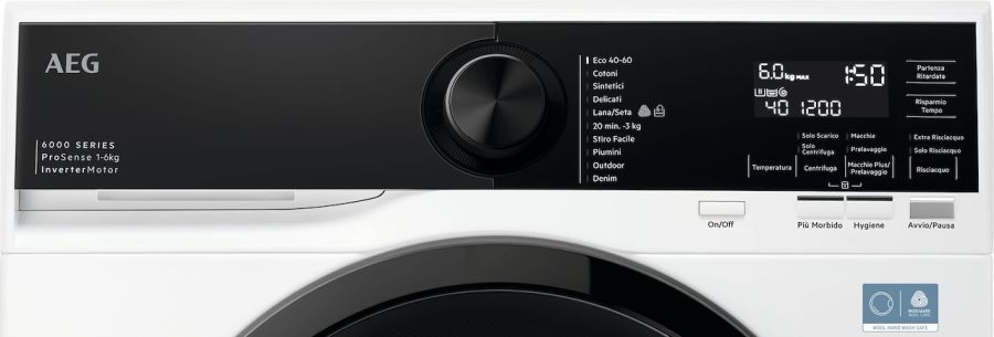 AEG Lavatrice Carica Frontale 6Kg Classe A Modello L6SE26A Bianco