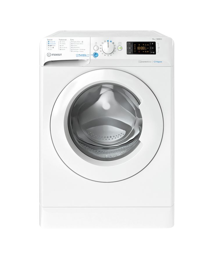 Indesit Lavatrice Caricamento Frontale 9kg 1400 Giri/min Classe A Bianco