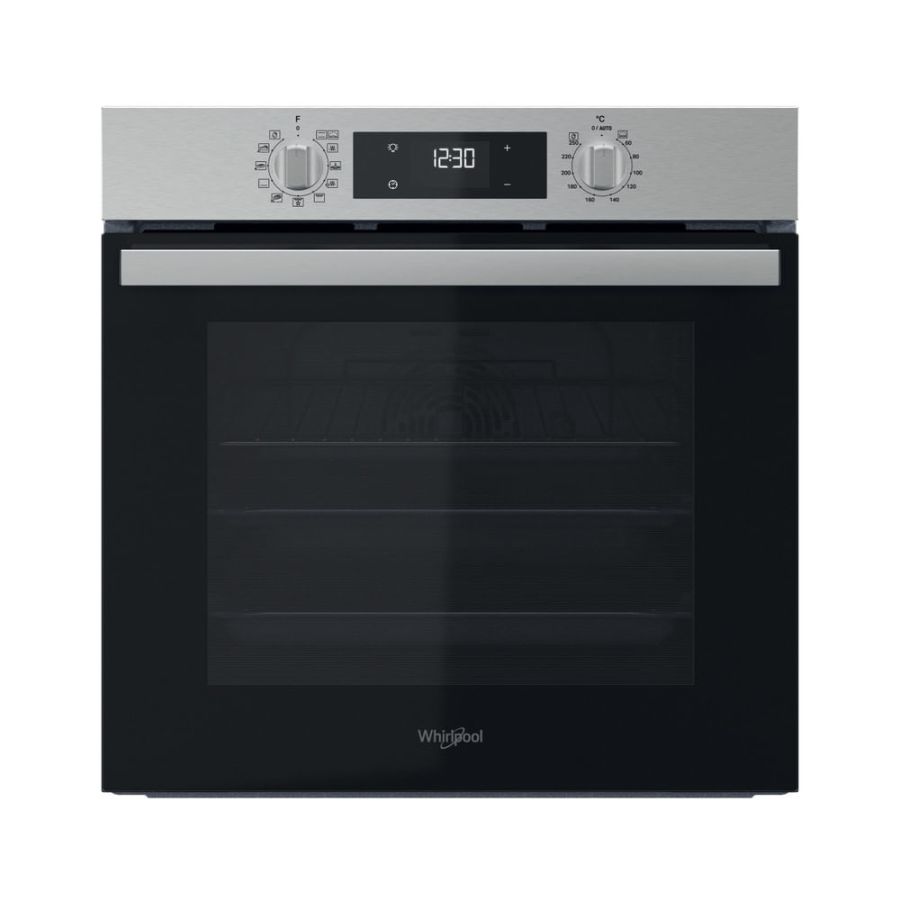 Whirlpool Forno Elettrico Incasso 71L Autopulente Acciaio Inox A+ Grill Ventilato