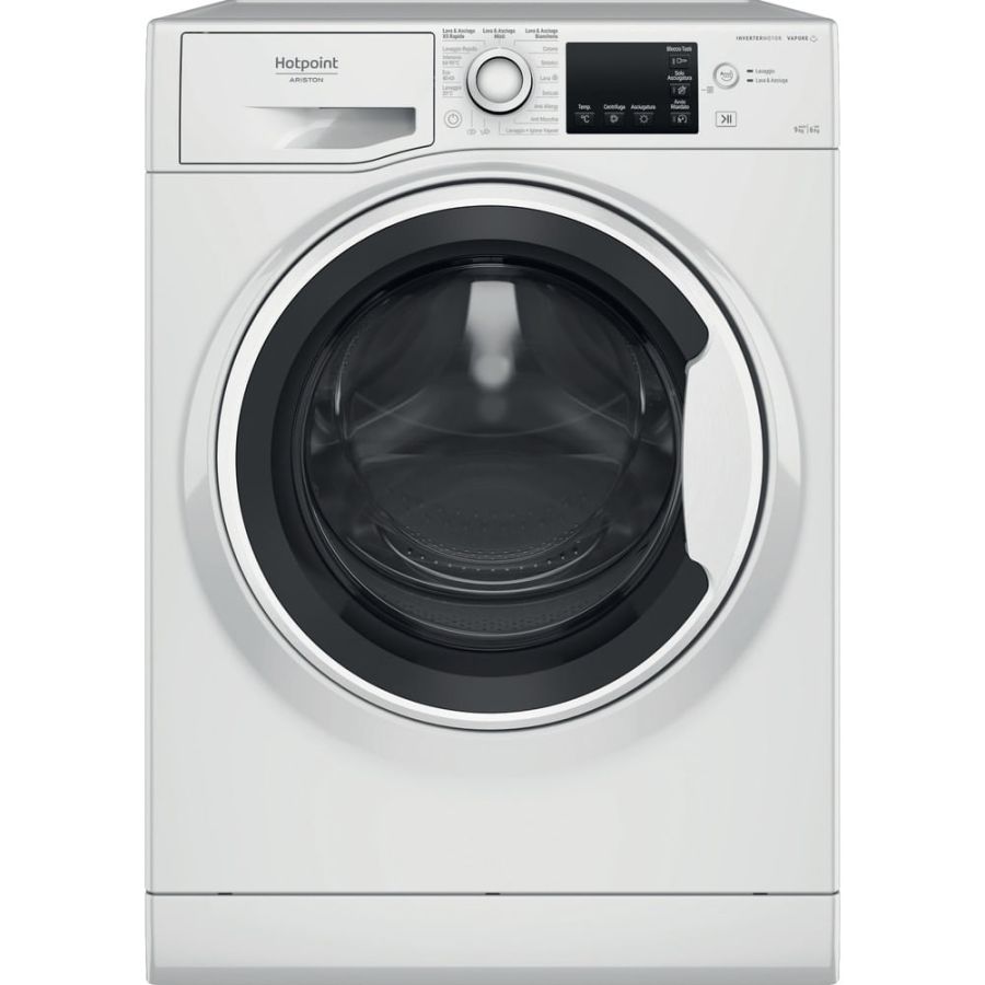 Hotpoint Lavatrice Inverter 9kg 1400Giri Display Bianco