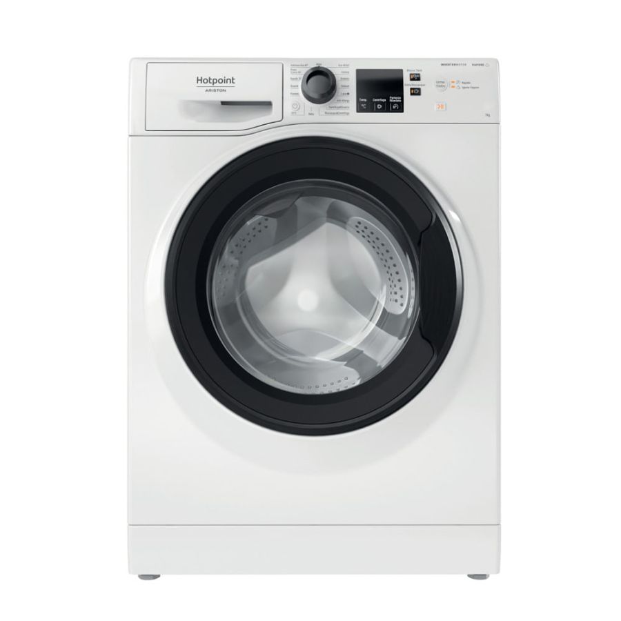 Hotpoint Lavatrice Inverter 7kg 1400rpm NF86WKIT Bianco Acciaio Inox