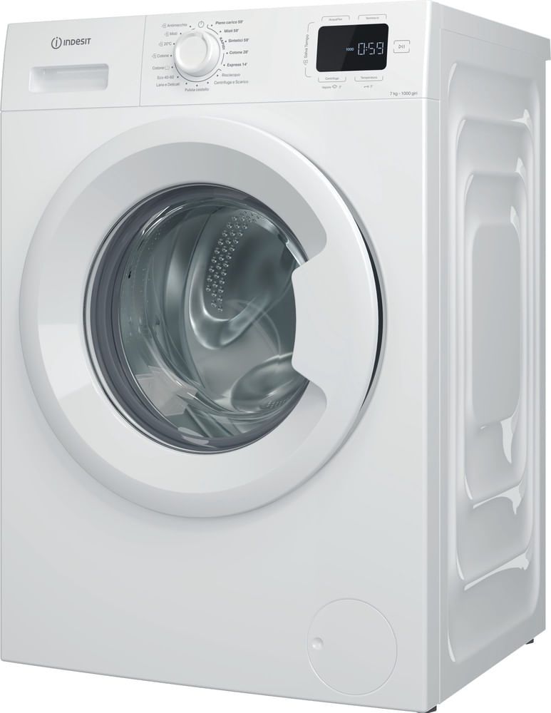 Indesit Lavatrice Caricamento Frontale 7kg MyTime Bianco Classe A 1000Giri/min