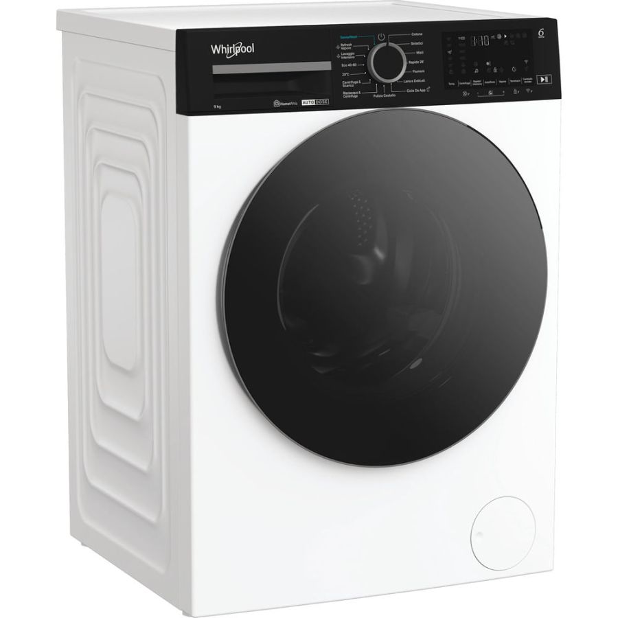 Whirlpool Lavatrice 9kg 6 SENSO LIVE Inverter Wi-Fi Bianco