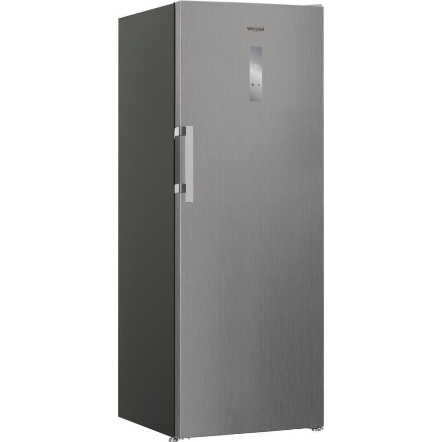 Whirlpool Congelatore Verticale 404L No-Frost Display Bianco Acciaio Inox
