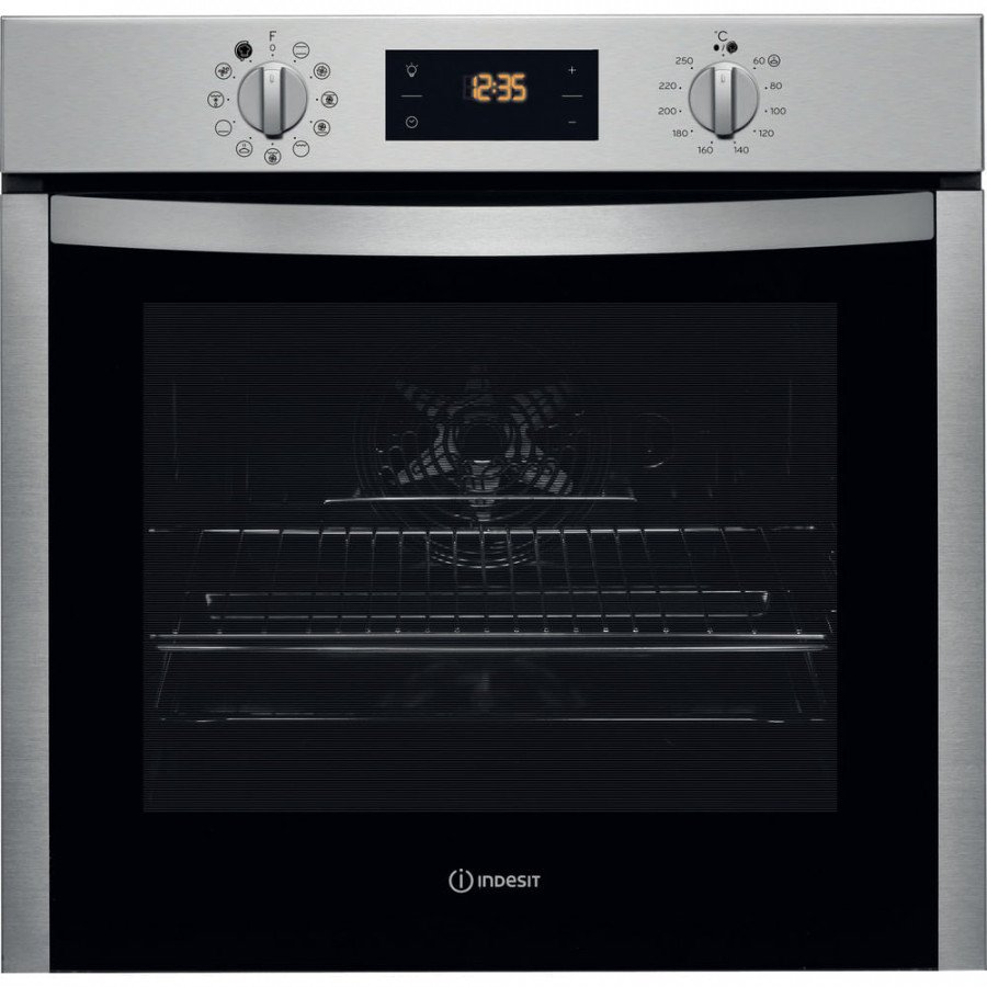 Indesit Forno Elettrico Incasso 71L Acciaio Inossidabile A+ Convezione Grill
