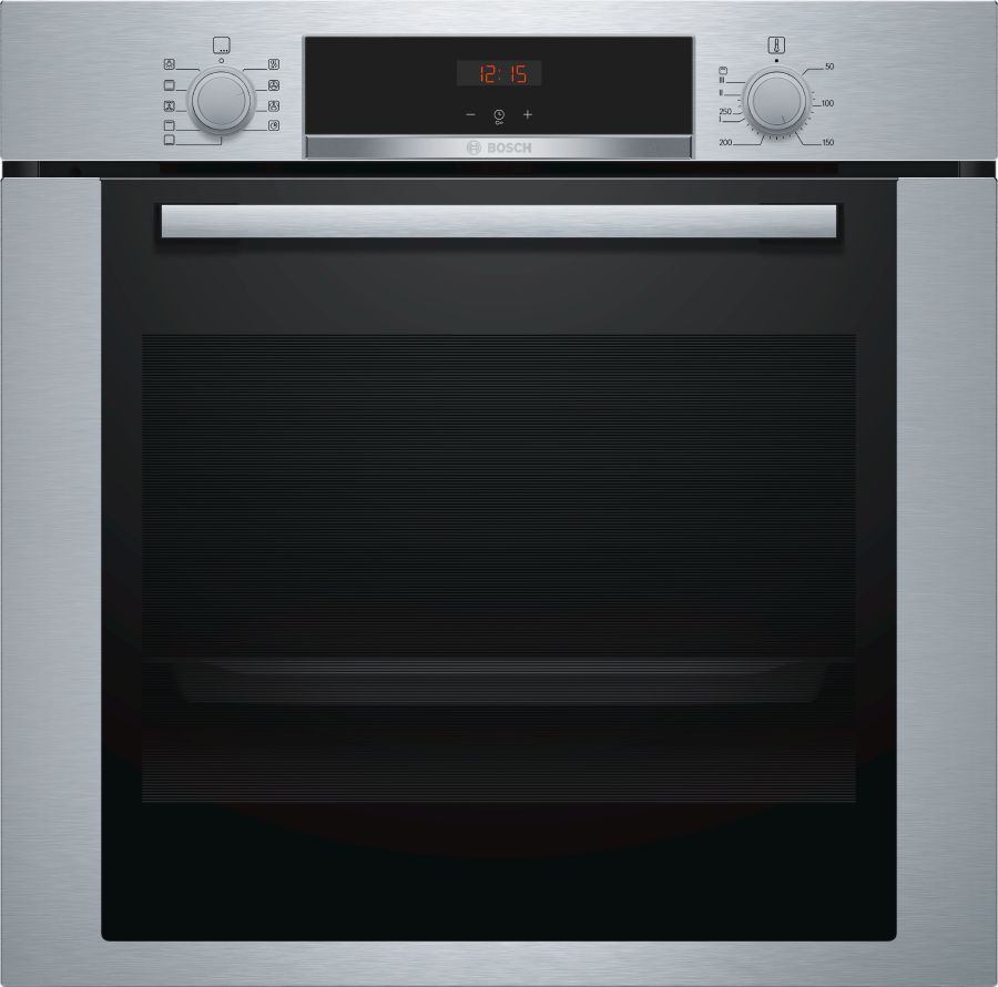 Bosch Forno Elettrico 71L Acciaio Inox Ventilato Autopulizia Incasso