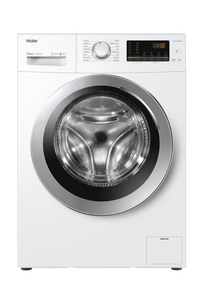 Haier Lavatrice Caricamento Frontale 10kg LED Bianco Argento Classe Energetica A
