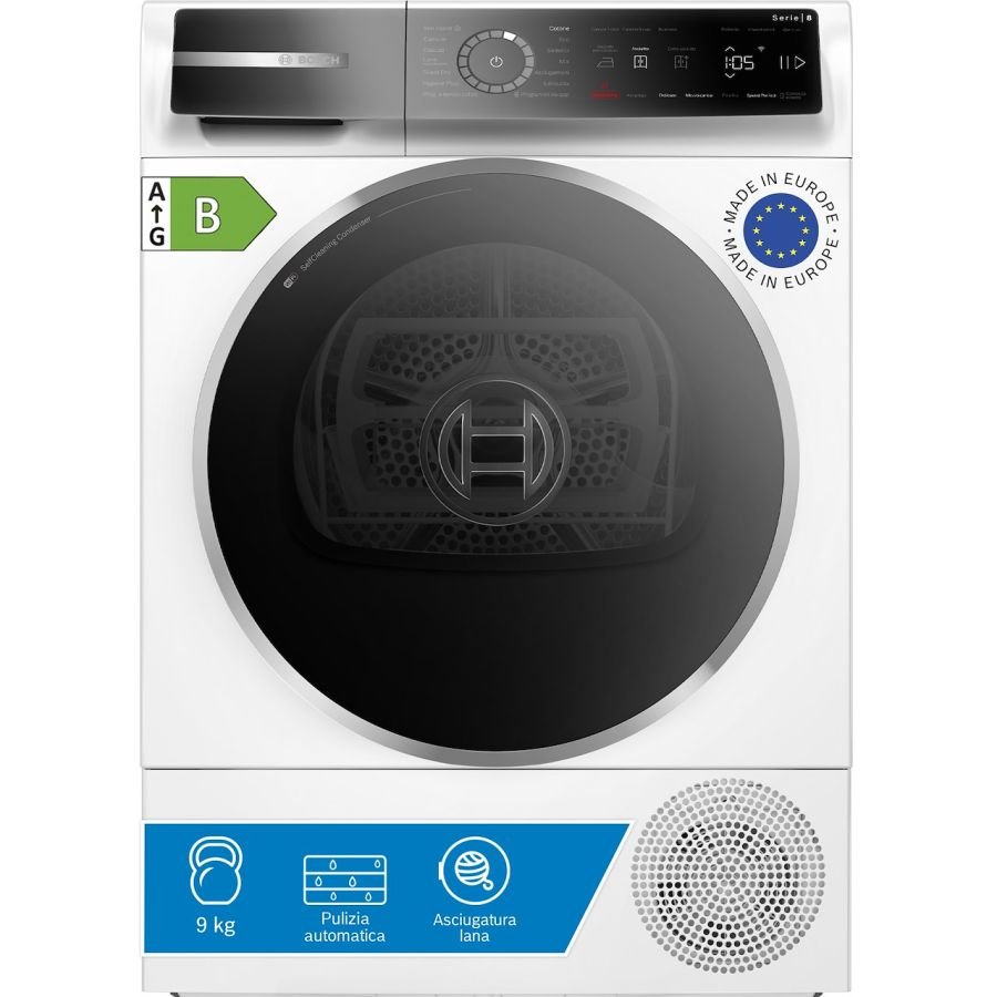 Bosch WQG233D1II ASCIUG 8KG C HYGIENE+ PLANA INV SERIE6 EASYCLEAN